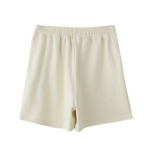'Not in the mood' Cream Shorts